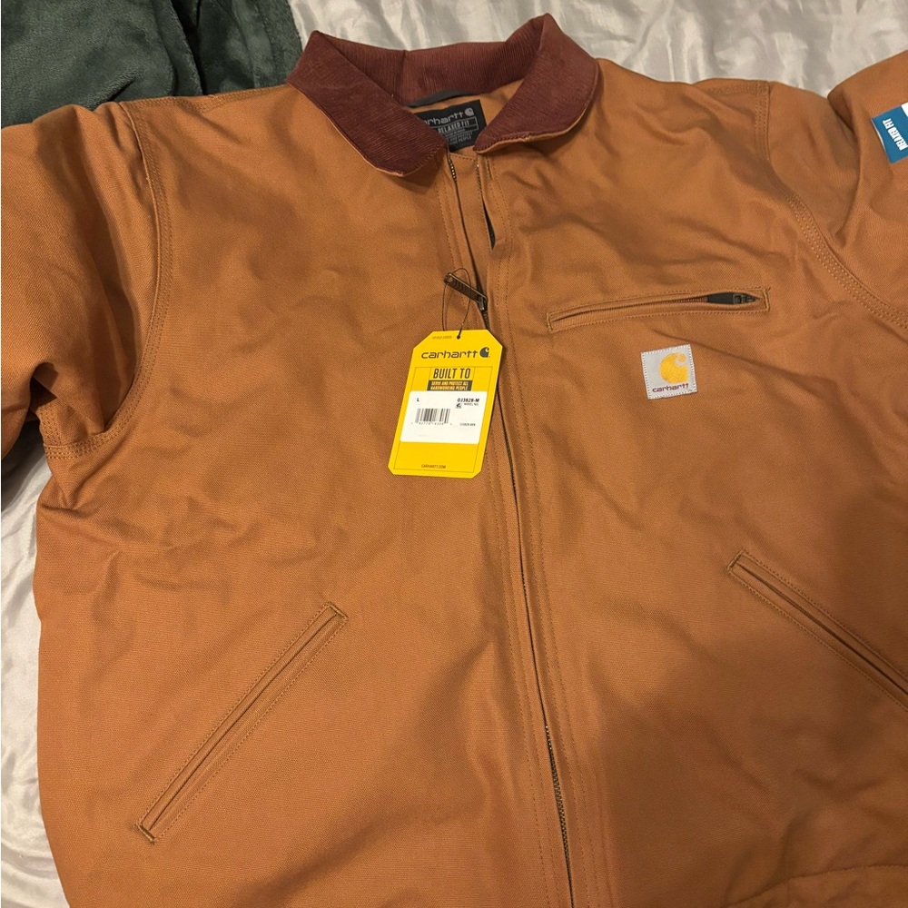 Carhartt Duck Detroit blanket lined Jacket